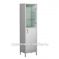 Шкаф для лабораторной посуды корпус металл ШМпЛП-1 - uralmed-mebel.ru Екатеринбург