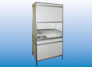 Шкаф вытяжной с мойкой МА-В-1 алюминиевый профиль