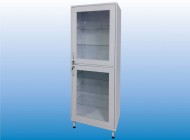 Шкаф металлический ШМ-1 стекло в металлической рамке