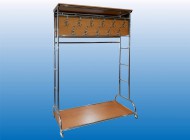 Вешалка передвижная ВП хром. ЛДСП